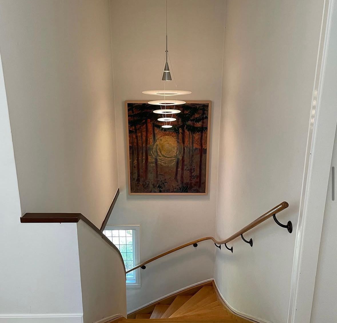 Designarmatur i trapphus, villa